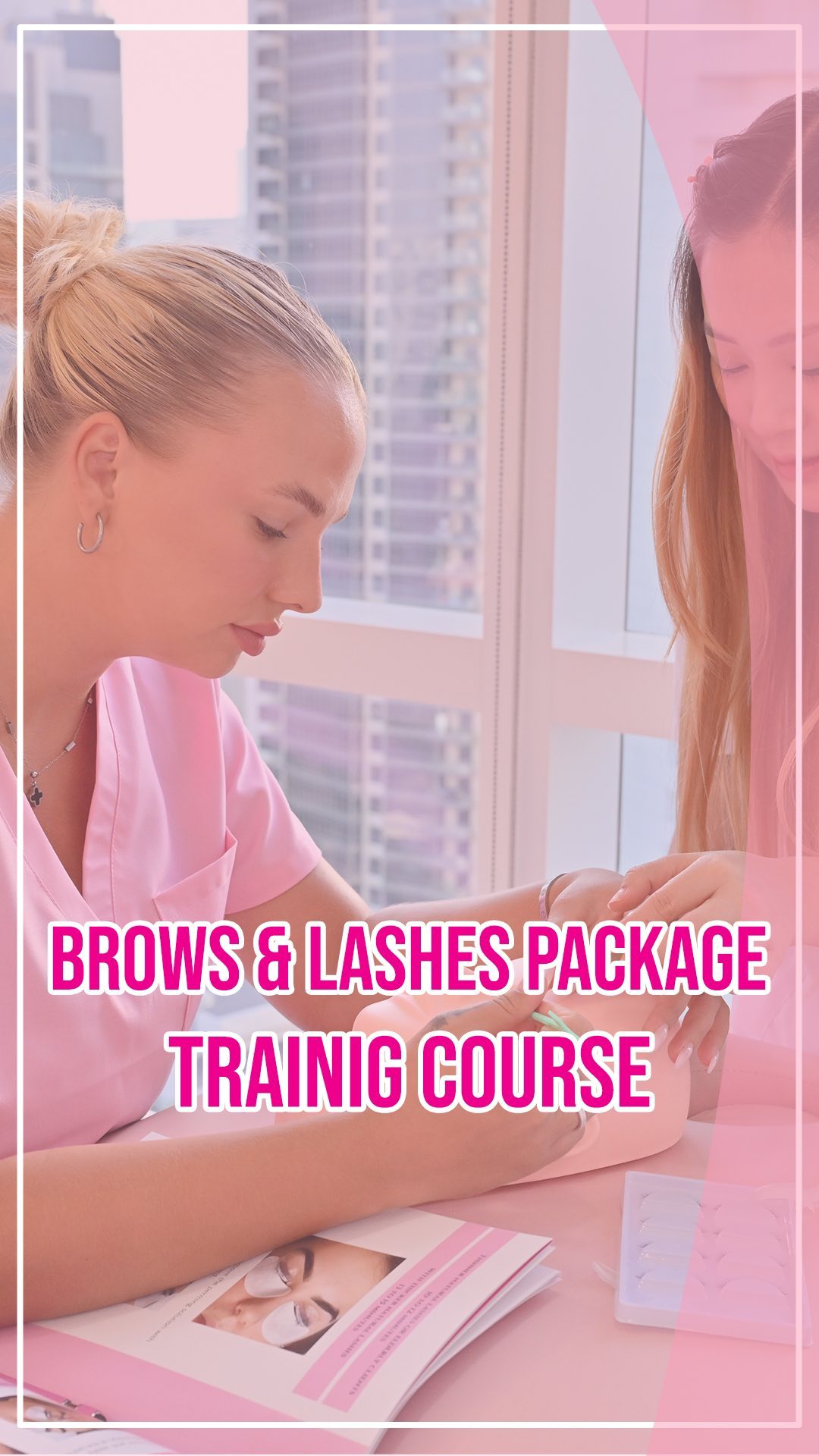 Volume lash extensions at Snatch & Glow Dubai