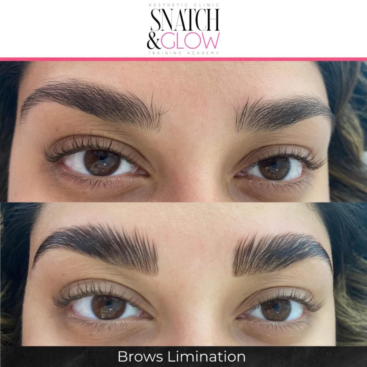 Eyebrow lamination transformation